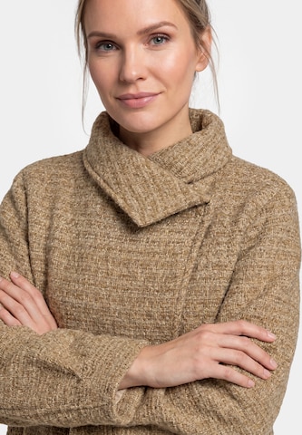 Manteau mi-saison 'Minimalistic' usha WHITE LABEL en marron