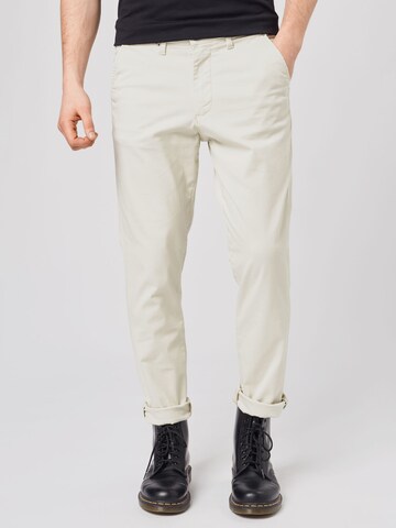 SELECTED HOMME Slim fit Chino Pants 'Miles Flex' in Beige: front