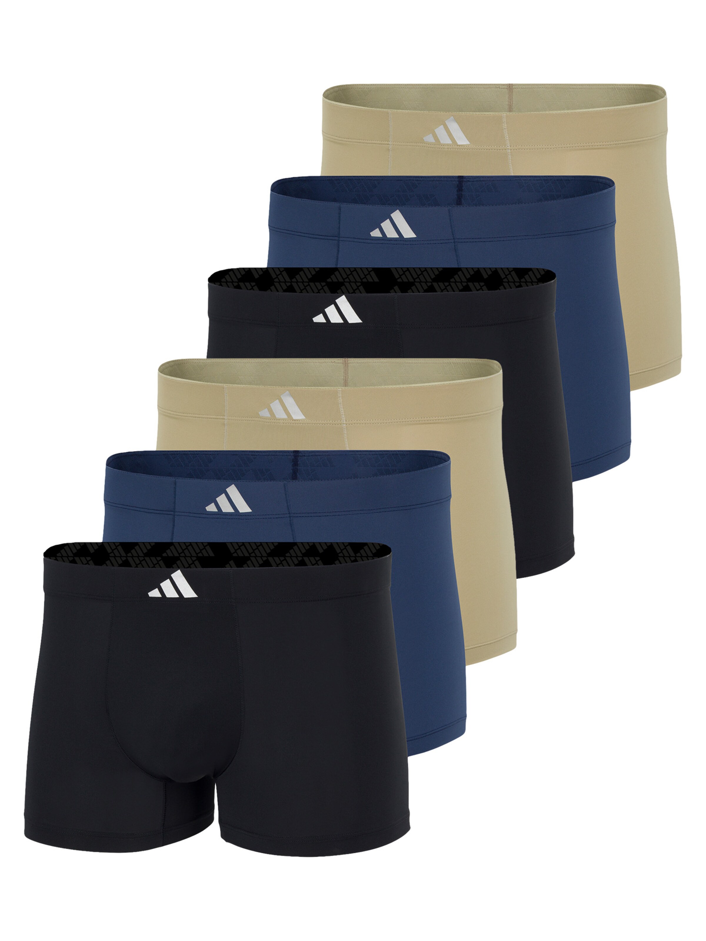 ADIDAS SPORTSWEAR Boxershorts 'Active Micro Tech' in M in de kleur Beige / Blauw / Zwart, Productweergave