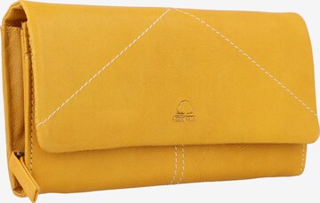 Portamonete 'Tumble Nappa' di GREENBURRY in giallo