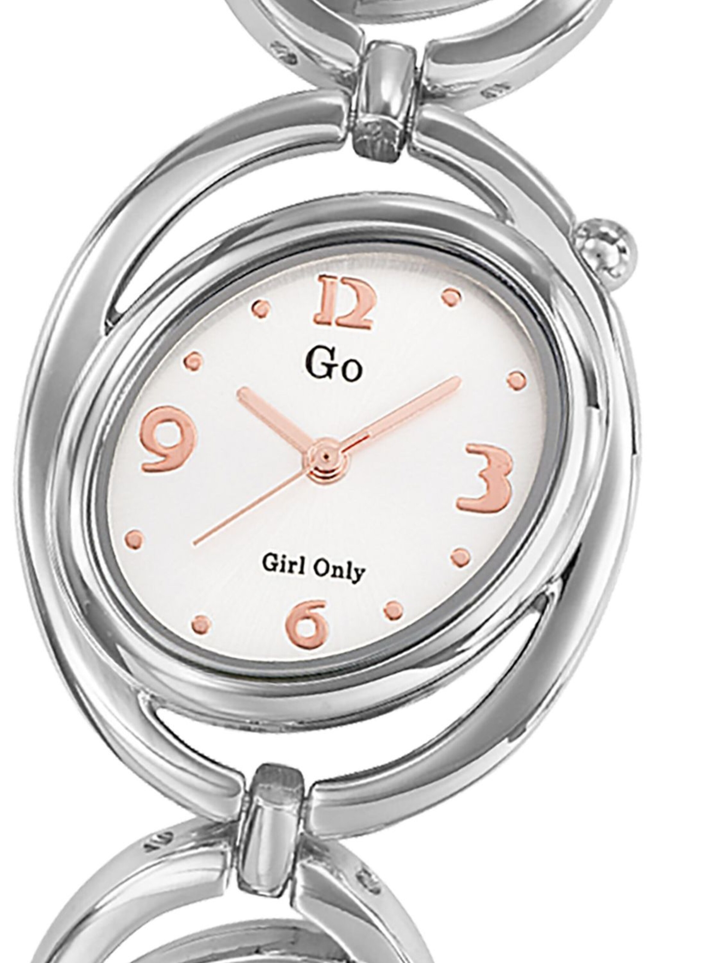 GO GirlOnly - Reloj analógico en plata