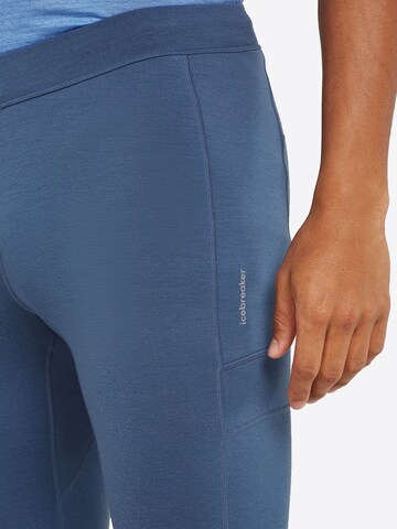 ICEBREAKER Skinny Sports trousers 'Mer Speed' in Blue