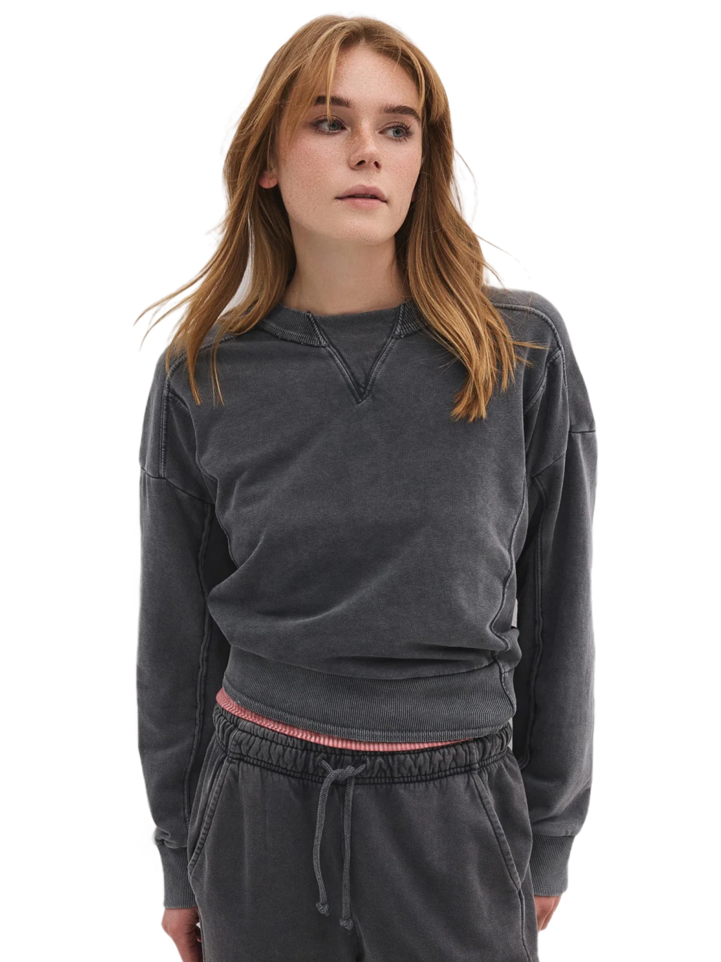 No Matter What Sweatshirt in Grey: front