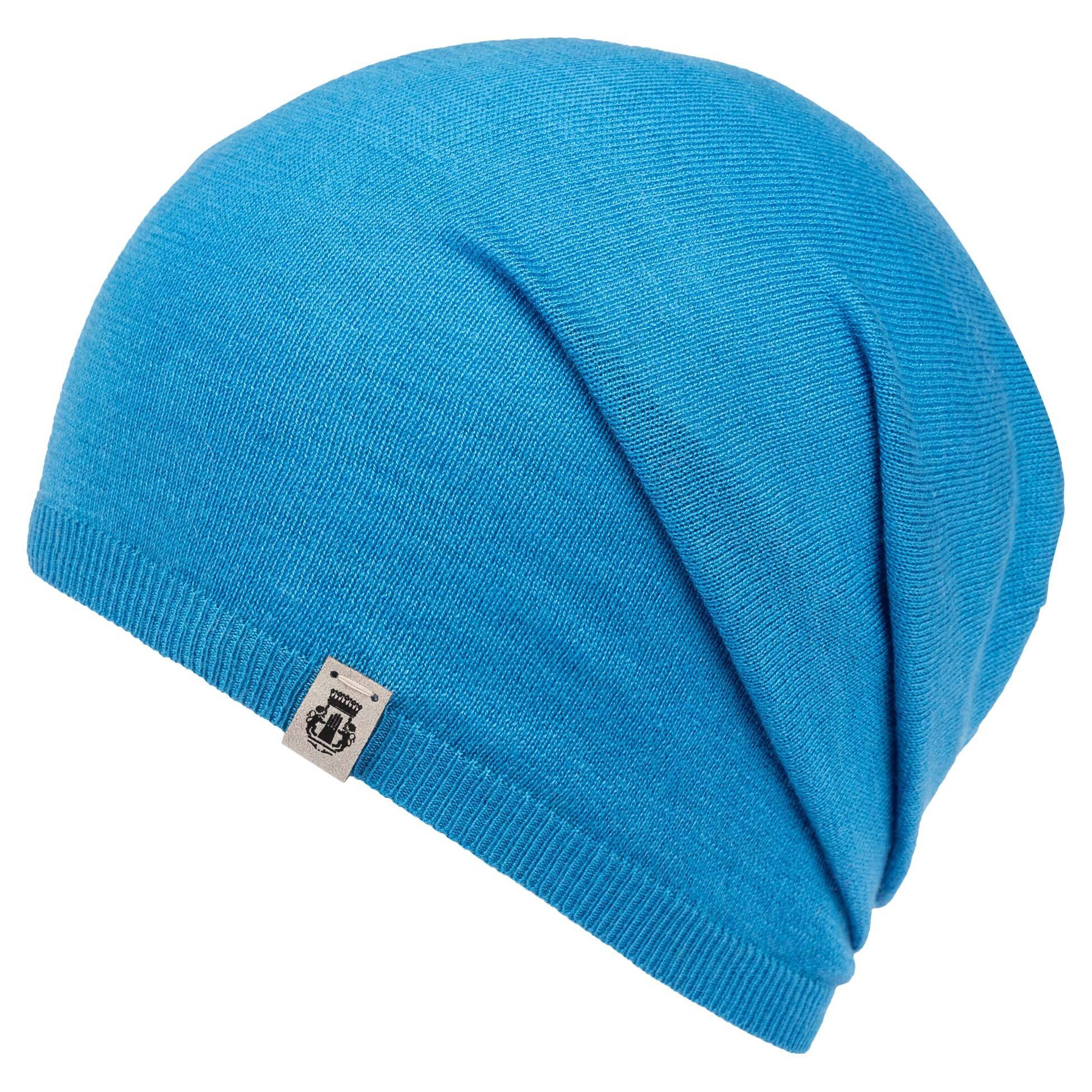 Roeckl Beanie Mütze 'CALAIS' in Blau: Vorderseite