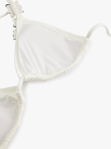 Koton Triangel Bikinitop in Weiß