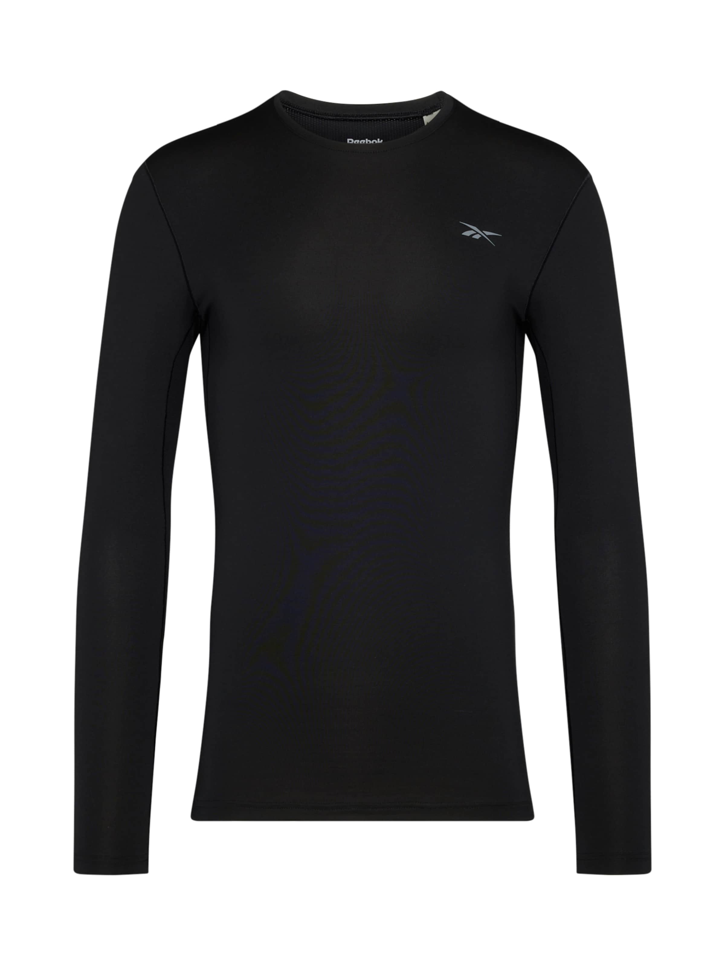 Reebok Sportshirt 'Comp' in Schwarz: Vorderseite