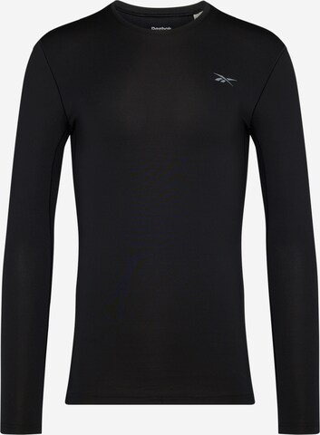 Reebok Sportshirt 'COMP' in Schwarz: predná strana