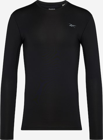 Reebok Sportshirt 'Comp' in Schwarz: Vorderseite