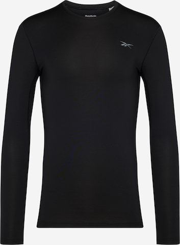 Reebok Sportshirt 'COMP' in Schwarz: predná strana