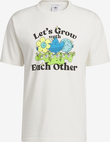 ADIDAS ORIGINALS T-Shirt 'Grow Together' in Weiß: predná strana