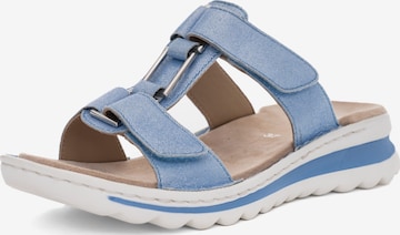 ARA Mules in Blue: front