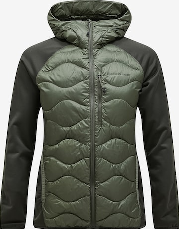 PEAK PERFORMANCE Athletic Jacket in Green: front