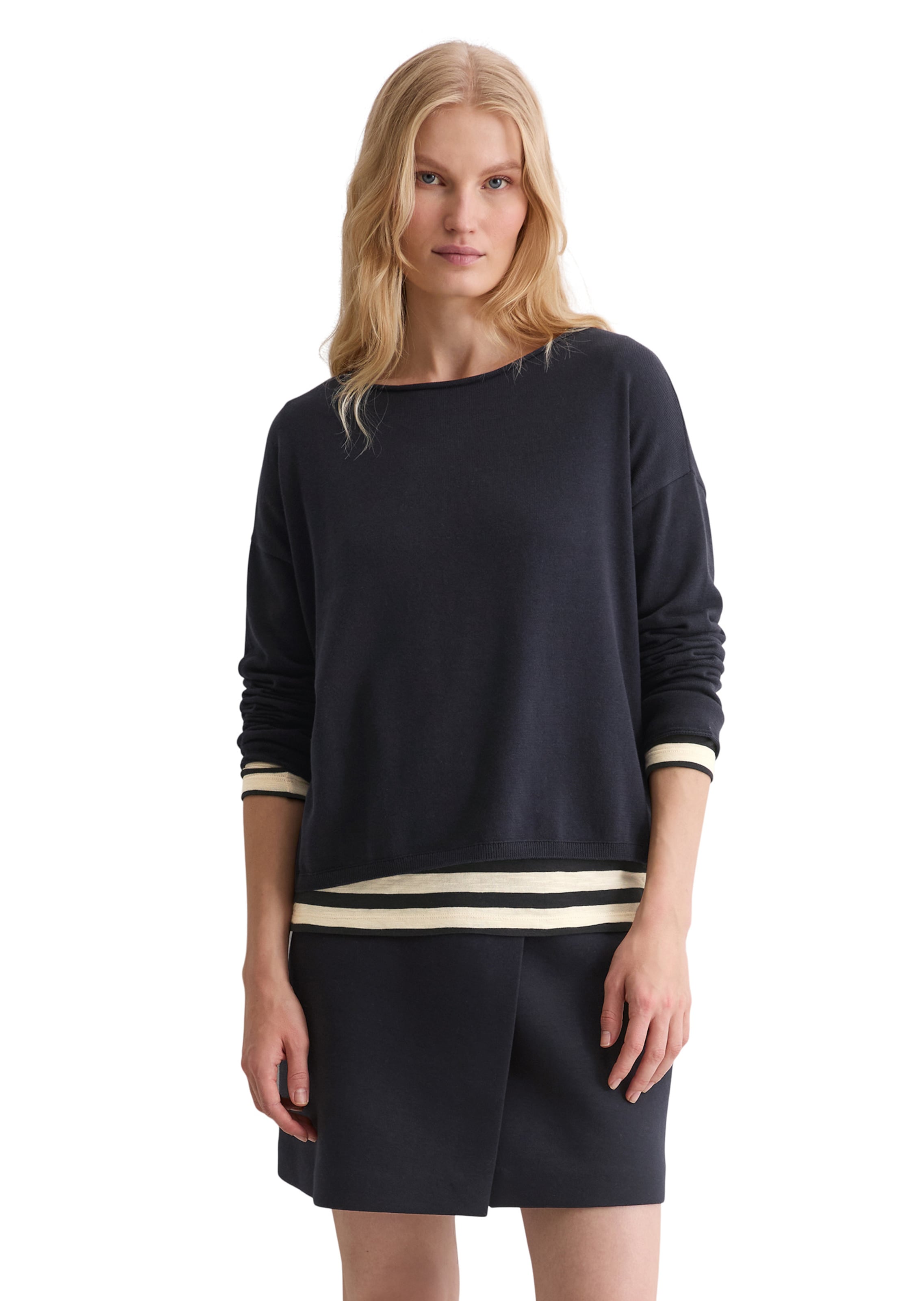 Marc O'Polo Pullover in Blau: Vorderseite