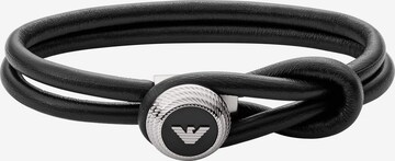 Emporio Armani Armband in Schwarz: predná strana