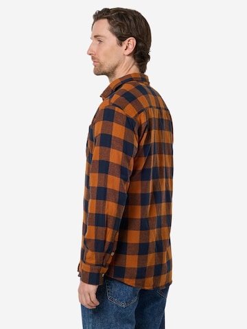 Denim Factory - Ajuste regular Camisa 'Denver' en marrón