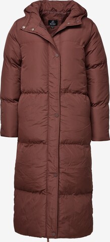 Threadbare Winter Coat 'Jodie' in Brown: front