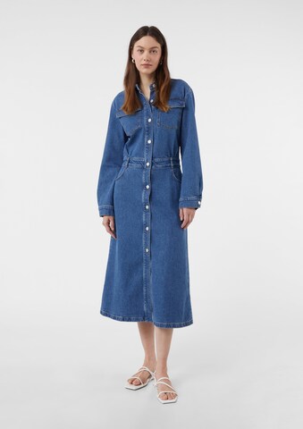 comma casual identity Shirt dress in Blue