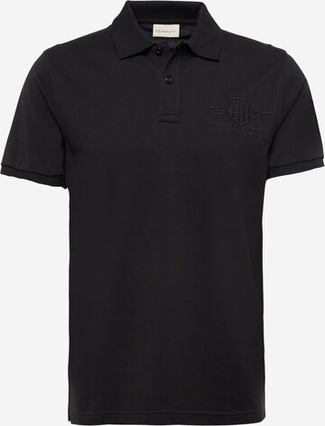 T-Shirt GANT en noir : devant