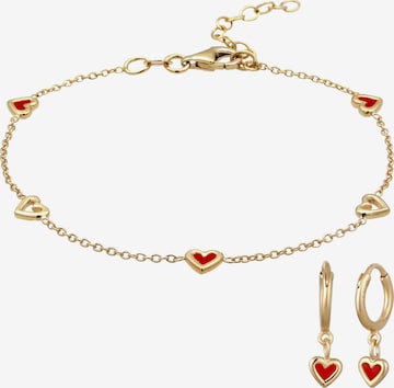 Set di gioielli 'Heart' di ELLI in oro: frontale