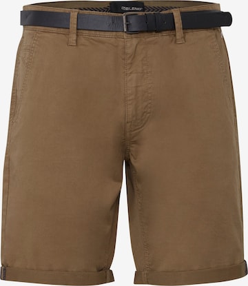 Regular Pantalon chino BLEND en marron : devant