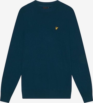 Pull-over Lyle & Scott en bleu : devant