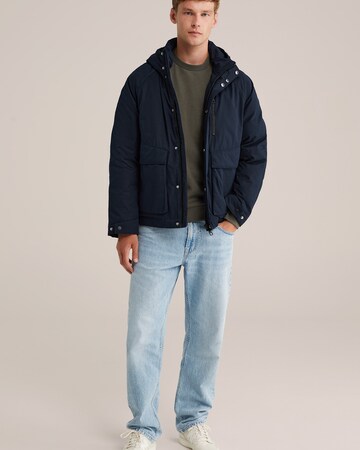 WE Fashion Overgangsjakke i blå