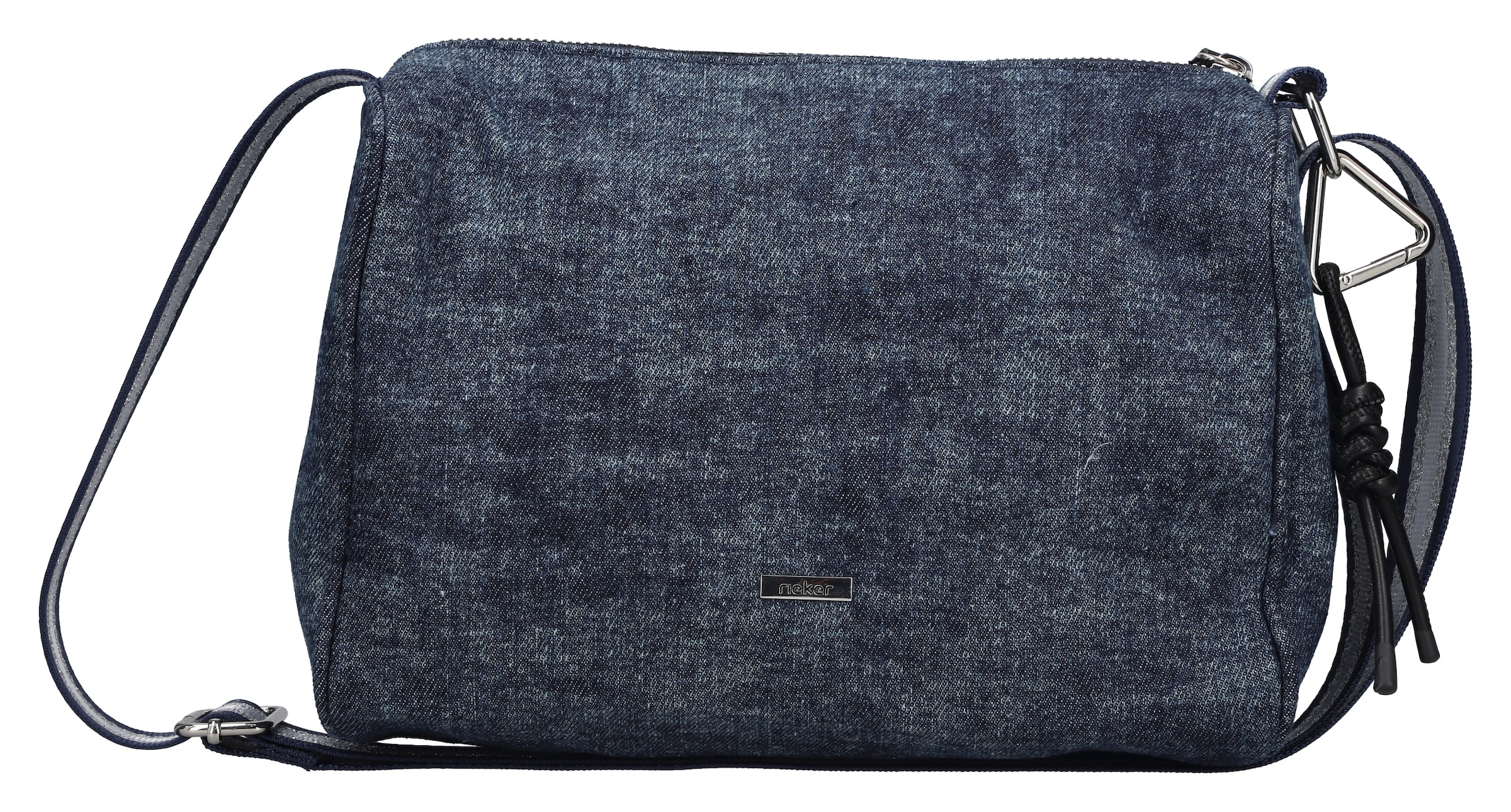 Rieker Crossbody Bag in Blue: front