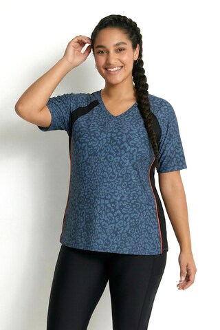 Ulla Popken Shirt in Blau: Vorderseite