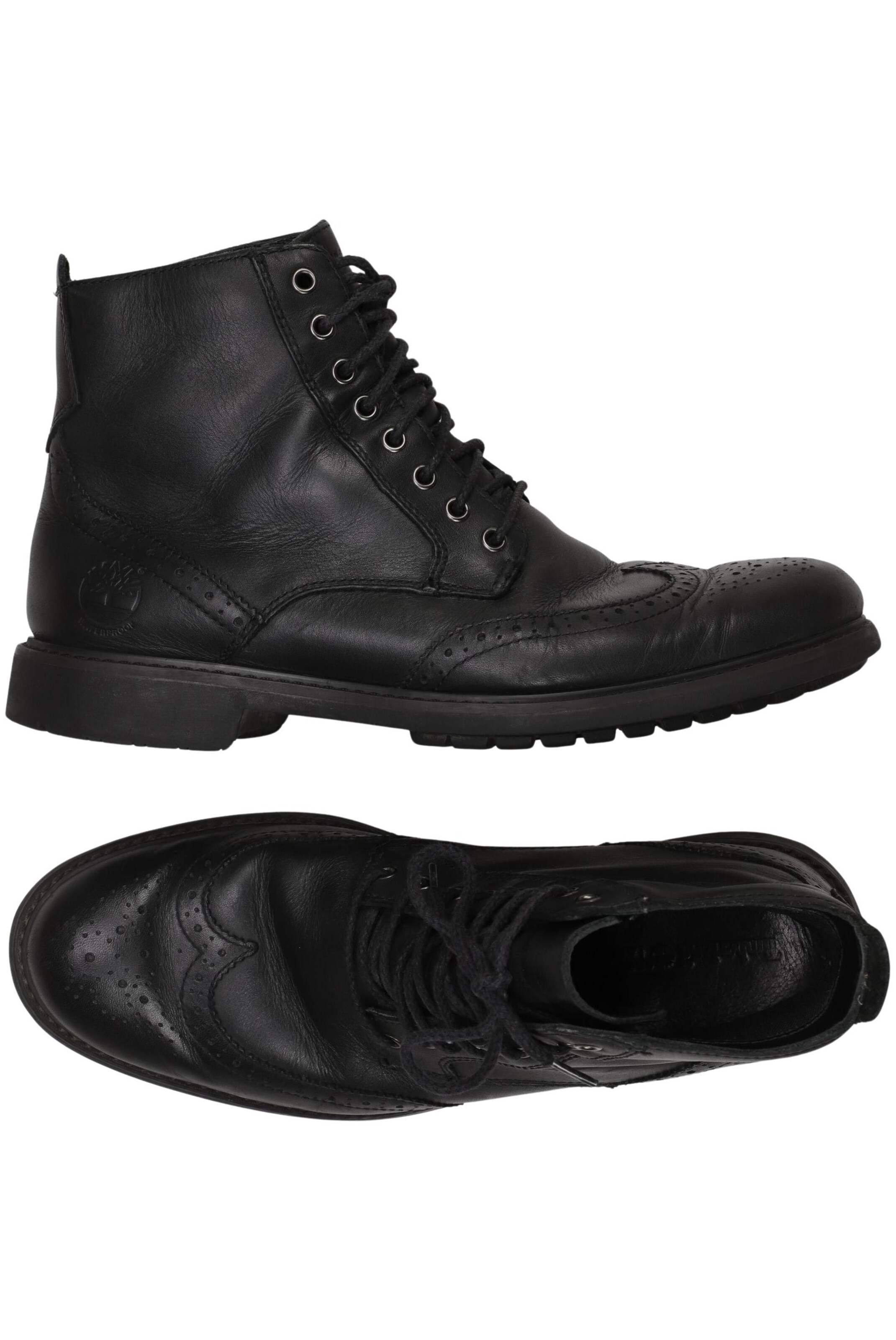 TIMBERLAND Stiefel 42 in Schwarz: Vorderseite