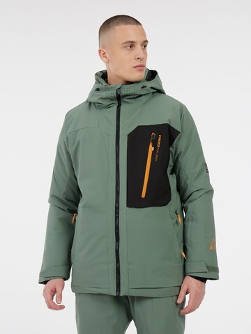 PROTEST Sportjacke 'PRTWest'‌‌‌‌‌‌‌ in Grün: Vorderseite