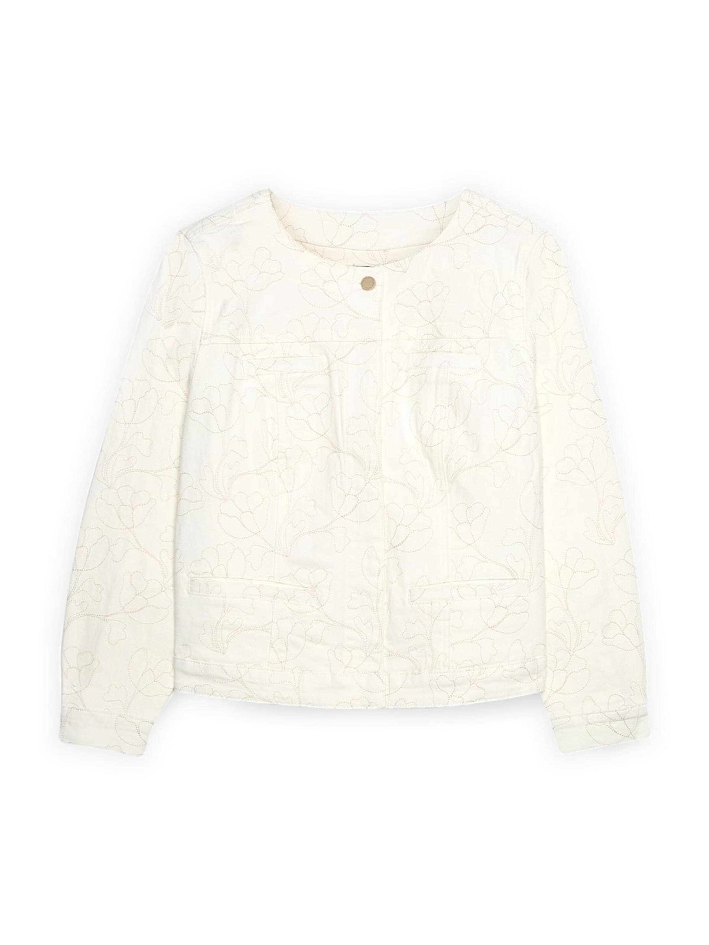 Veste mi-saison Fiorella Rubino en blanc : devant