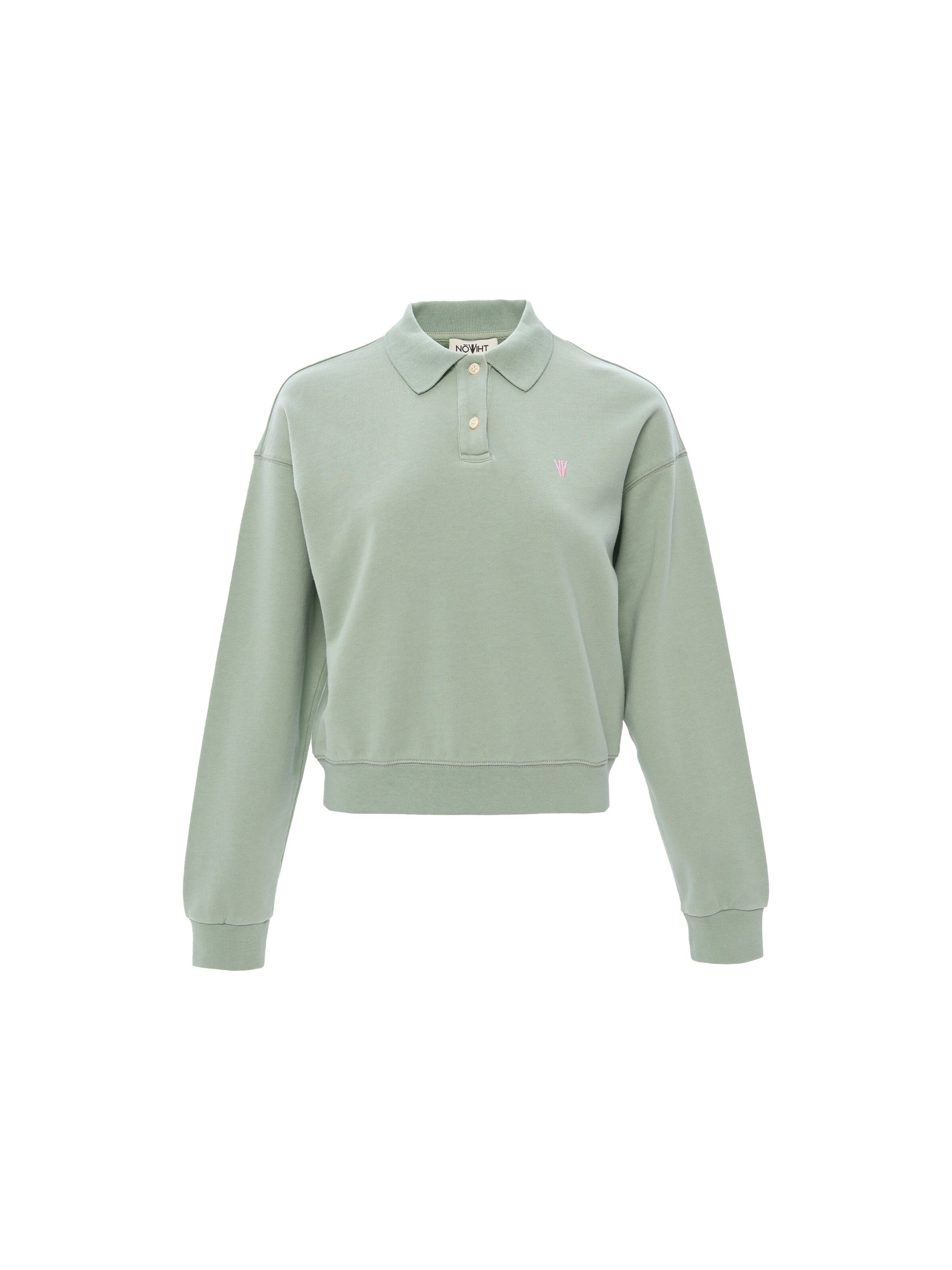 NOWIHT Sweatshirt 'Morwenna'‌‌ in Grün: Vorderseite