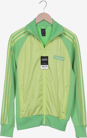 ADIDAS ORIGINALS Sweatshirt & Zip-Up Hoodie in M in Green: front