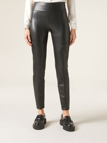 CALZEDONIA Skinny Leggings in Black: front