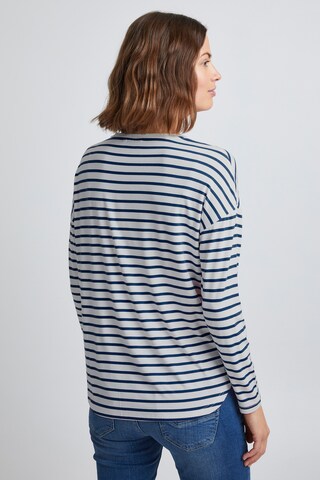 Fransa Shirt 'Fremfloral' in Blauw