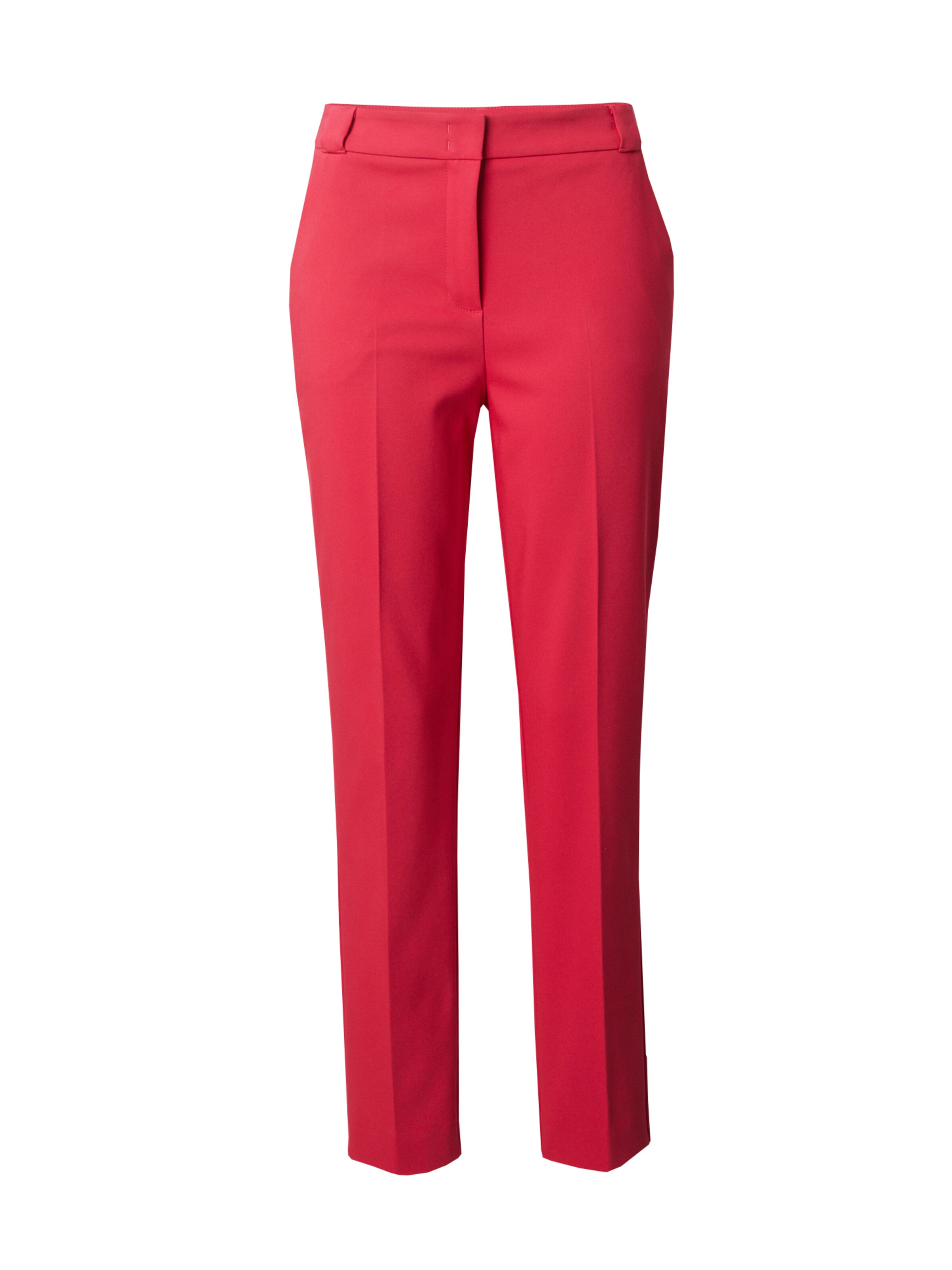Regular Pantalon à plis COMMA en rouge : devant