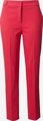 regular Pantaloni con piega frontale di COMMA in rosso: frontale