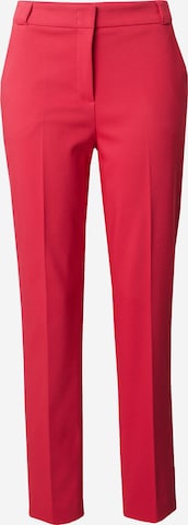 regular Pantaloni con piega frontale di COMMA in rosso: frontale