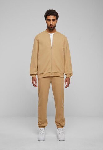 Urban Classics - Sudadera con cremallera en beige