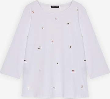 Haut Fiorella Rubino en blanc : devant