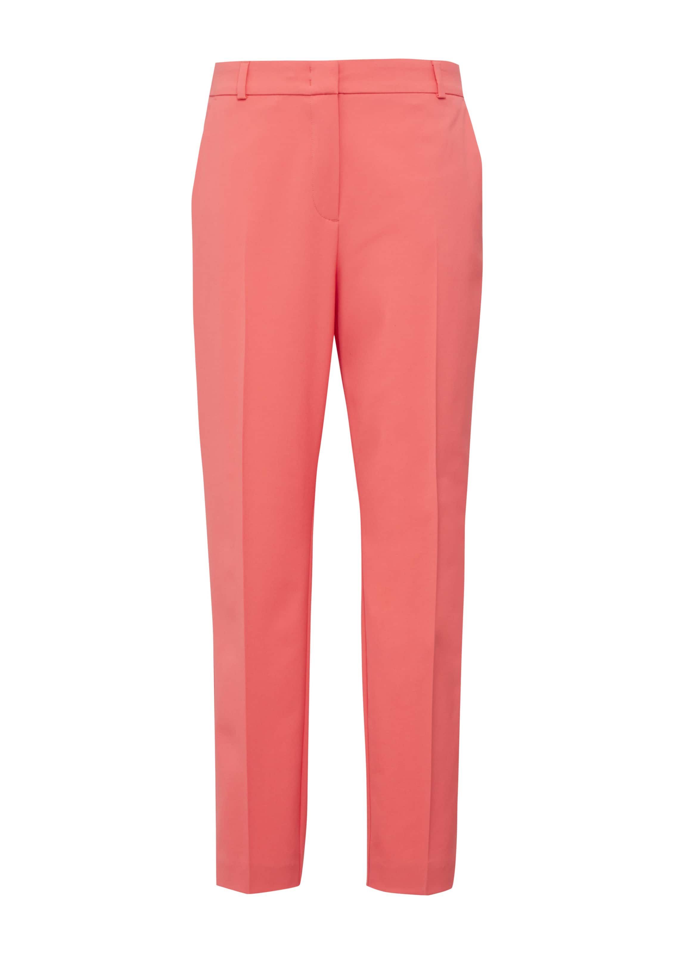 COMMA Regularen Hlače na rob | oranžna barva: sprednja stran