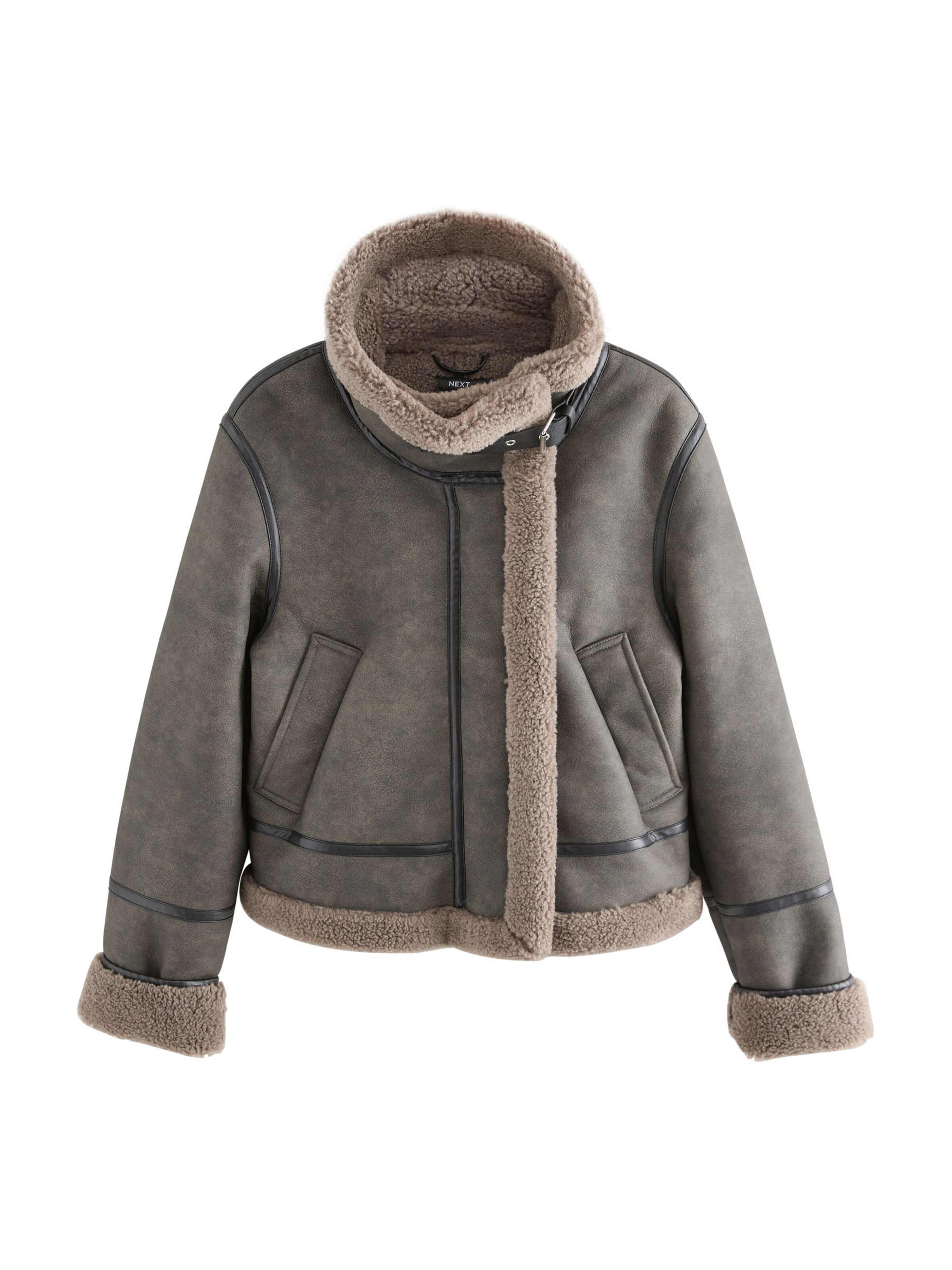 Next Kurtka zimowa w kolorze szary: przód