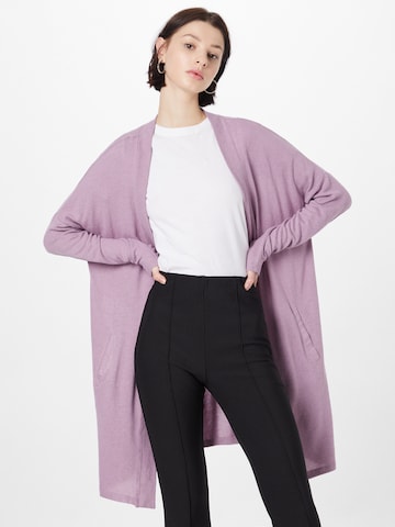 Soyaconcept Knit Cardigan 'SC-BIARA 2' in Purple: front