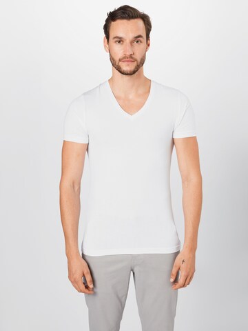 OLYMP - Regular Fit Camisa 'Level 5' em branco: frente