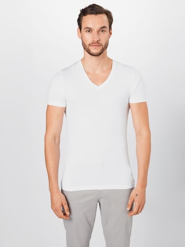 Coupe regular T-Shirt 'Level 5' OLYMP en blanc : devant