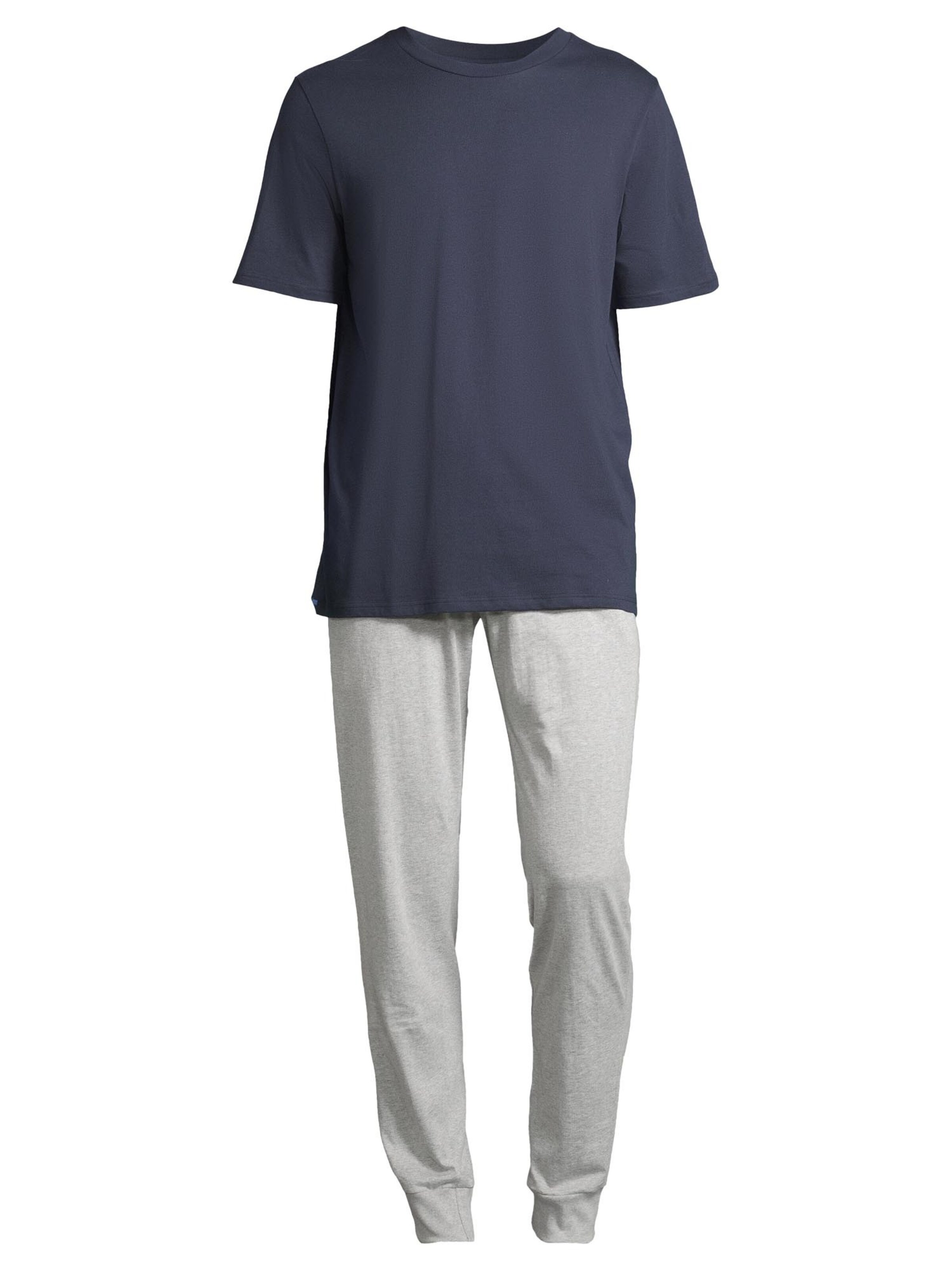 SCHIESSER Pyjama kort 'Night & Home' in Gemengde kleuren: voorkant