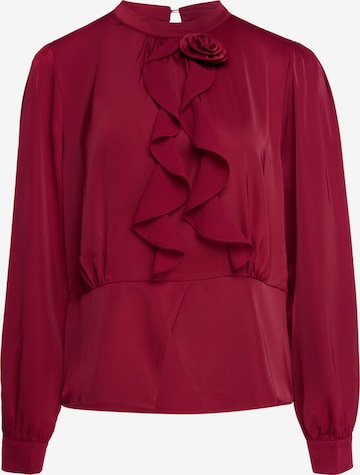 usha BLACK LABEL - Blusa en rojo: frente