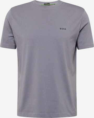 T-Shirt BOSS en gris : devant