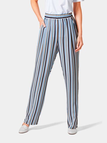 Goldner Regular Pants 'Palazzo' in Mixed colors: front