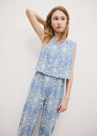 MANGO KIDS Dungarees 'Creta' in Blue: front